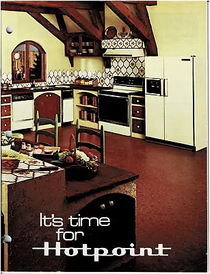 Vintage 1980 HOTPOINT Appliances Catalog It's Time For Hotpoint 56 Pages • $19.99