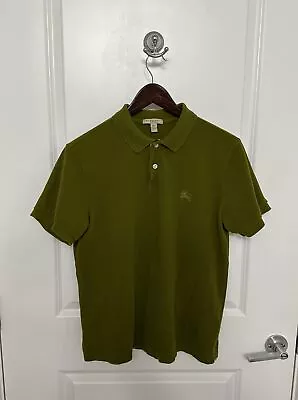 Burberry Brit Green Collared Polo Shirt Men's Size Large • $19.99