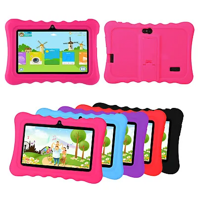 Flexible Shockproof Soft Silicone Case Cover With Stand For 7  Inch Kids Tablet • $8.82