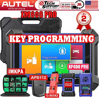 2024 Autel IM608 PRO IM508 XP400 PRO IMMO Key Programming Diagnostic Tool IMKPA • $2599