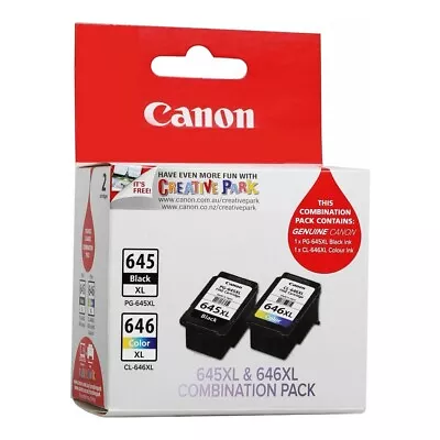 Genuine Original Canon PG 645 / CL 646 / PG 645XL / CL 646XL Ink Cartridge AU • $49.99