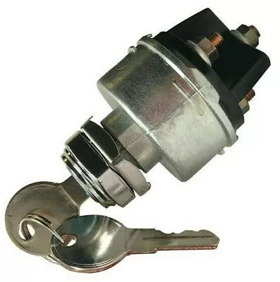 Universal Ignition Switch 12-volt 2 Keys 4 Position On Off Start Acc • $9.99