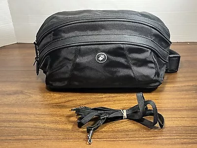 Pacsafe Hip Pack 200 Anti-Theft Travel Bag Waist Crossbody Black 12” Lock/Keys • $49.99