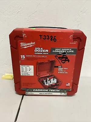 Milwaukee 49-22-3097 15 PC HOLE DOZER With Carbide Teeth Hole Saw Kit • $109.99