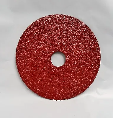 5  X 7/8  Fiber Resin Sanding Disc Aluminum Oxide 50 Grit LTS 25 Discs  • $17.31