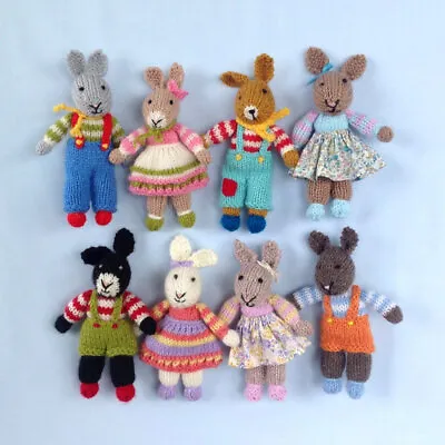 £3.99 • Buy RABBIT RASCALS - 7  Dolls - Dollytime DK Knitting Pattern