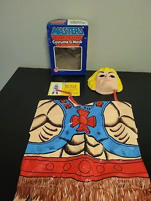Vintage 1982 Ben Cooper He-man Motu Costume With Box - Read • $60