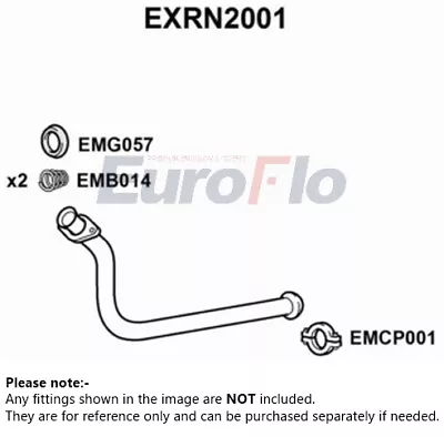 Exhaust Pipe Fits RENAULT R5 1.6D Front 85 To 90 F8M730 EuroFlo Quality New • $27.64