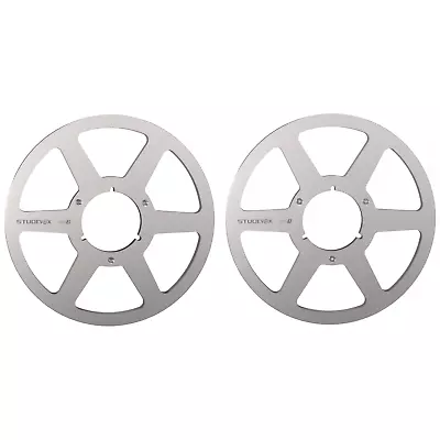 🗽1-Pair High Quality Silvery Tape Reel For STUDER A807 10.5'' 1/4'' Tape Record • $96