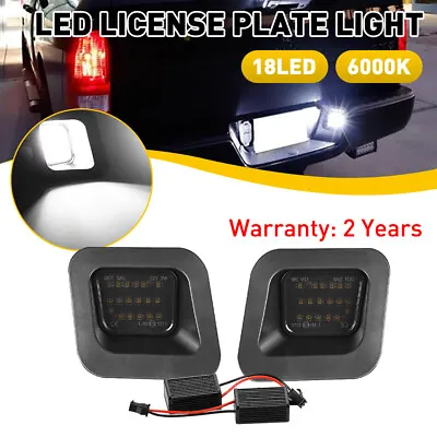 2PCS LED Rear Bumper License Plate Light Tag Lamp For 2002-2010 Dodge Ram 1500 • $14.99
