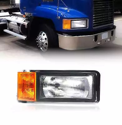 Mack CH 600 1990 - 2006 Passenger Side Headlight With Corner Turn Bulb • $103.98