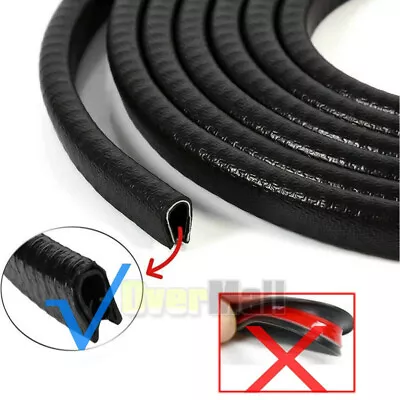 Edge Trim Rubber Seal 400mmx7mmx10mm Auto Car Door Window Guard Strip U Channel • $11.77