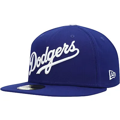 Men's New Era Royal Los Angeles Dodgers White Logo 59FIFTY Fitted Hat • $31.49