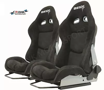 2x Bride Seat Stradia Carbon Back Alcantara ADR Apprv. Car Racing Sport Seats • $1695