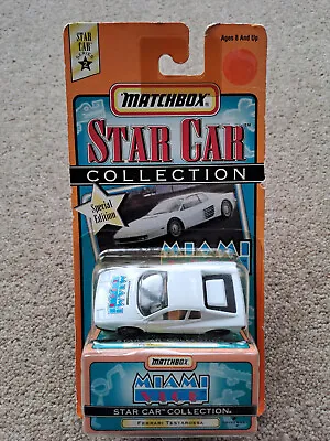 £10.50 • Buy Matchbox -  Star Car Collection- Miami Vice - Ferrari Testarossa - Mint On Card
