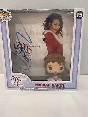 $450 • Buy MARIAH CAREY - Signed Funko POP Albums # 15 MERRY CHRISTMAS Figure  - Autograph