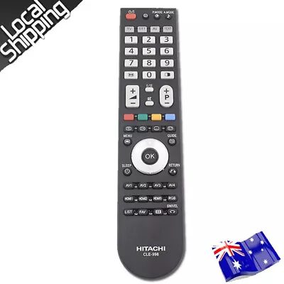 HITACHI CLE-998 Remote Control  For CLE-980 CLE980 32PD960DTA 42PD960DTA TV • $24.50