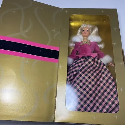 $19.90 • Buy 1996 WINTER RHAPSODY Barbie Doll Blonde Hair Avon Special Edition #16353 NRFB
