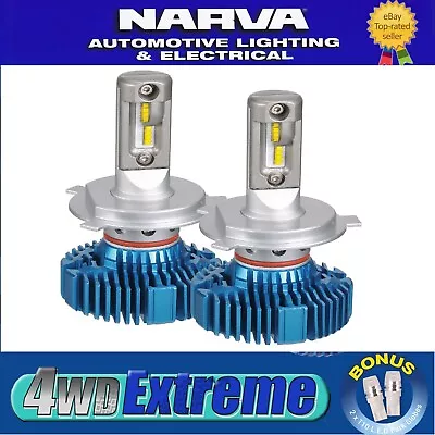 Narva H4 18404 LED Headlight Performance Globes Ultima HIGH LOW  Replace 5700k • $105