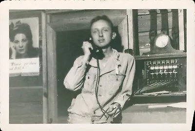 1940's WWII US 53rd Coast Artillery GI Telephone Call Switch Board Panama? Photo • $3.99
