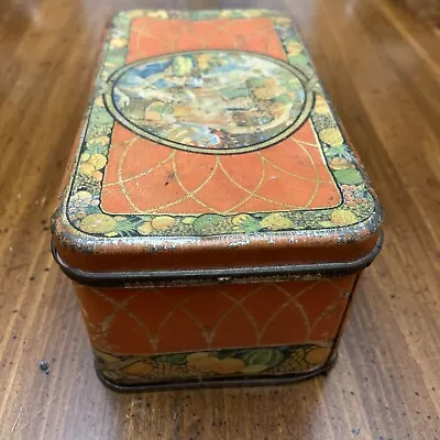 Vintage Tin Sunshine Fruit Cake Tin Loose-Wiles New York Farmhouse • $24.99