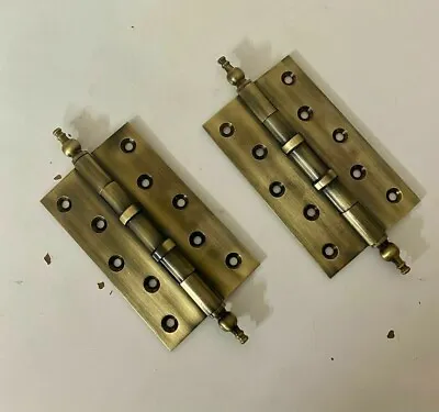 5'' Inches Ball Bearing Hinges Brass Cabinet Butt Door Hinge Home & Garden EK76 • £106.09