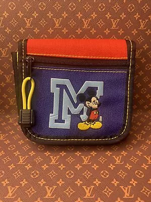 Disney Deluxe MICKEY MOUSE WALLET PURSE Cross-Body Shoulder Bag Tote *NO STRAP* • $4.99