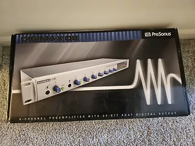 PreSonus DigiMAX D8 8-Channel XLR & 1/4 Inch Input Preamp / Pre-Amplifier Sealed • $250