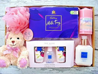 Womens Gift Hamper For Her Birthday Pamper Spa Box Teddy Chocolates TED BAKER  • £29.99