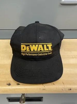 DeWalt Industrial Tools Baseball Cap Black Snapback Osterman Vintage • $24
