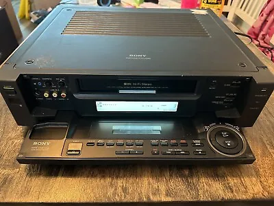 Sony SLV-R1000 S-VHS Hi-Fi Stereo Editing VCR Deck • $125