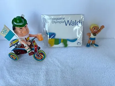 Authentic Lot Of 1972 Munich Olympics Souvenirs-Waldi Dog/Puma Boy/Beer Cyclist! • $225