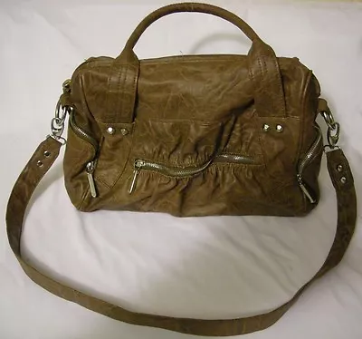 R + J Janie Satchel-purse-handbag Brown • $16.99