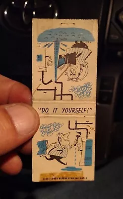 Vintage  Do It Yourself  Collectible Advertising Matchbook Cover Used • $7.99