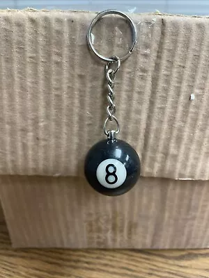 8 Ball Keychain Key Ring  Vintage • $6