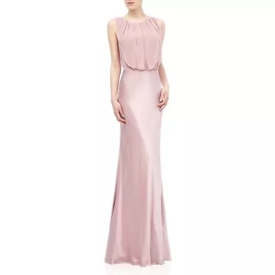 Ghost 1930's Bridesmaid's Dress Hollywood  Claudia  Maxi Boudoir Pink Small 10 • £99