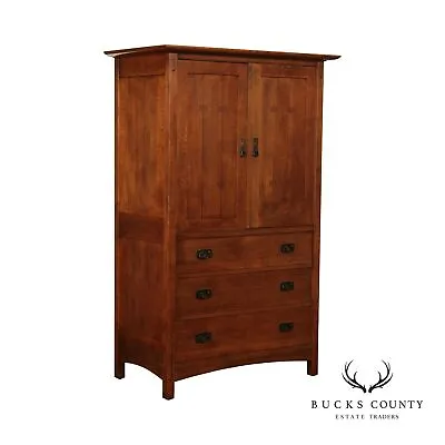 Stickley Mission Collection Oak Media Door Chest • $2195