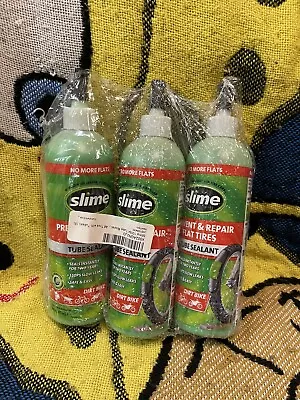 3x Slime 10004 Tube Repair Sealant Bicycles Dirt Bikes Tire Repair Kits Lot/3 • $45