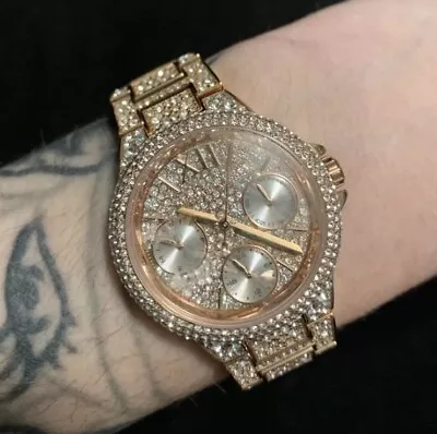 Michael Kors MK5862 Camille Rose Ladies Watch - Rose Gold • $250