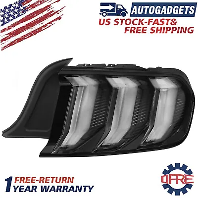 Right Tail Light Smoke For 2018-2022 Ford Mustang LED Sequential Turn Signal US • $165.97