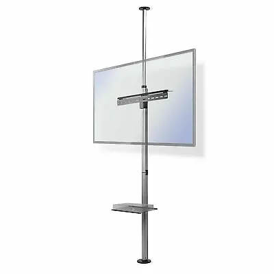 180° Swivel TV Ceiling Floor Stand Bracket Telescopic 37-70  LCD LED Mount • £124.92