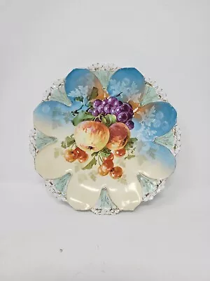 RS Prussia Master Bowl For Berry Bowl Set Porcelain 8  1/2” Circa  Early 1900s • $95