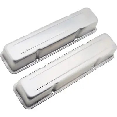 Speedway Small Block Chevy SBC 305 350 400 Tall Raw Unpainted Steel Valve Covers • $23.99