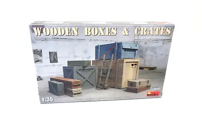 Miniart 1/35 Wooden Boxes & Crates #35581 • $33.70