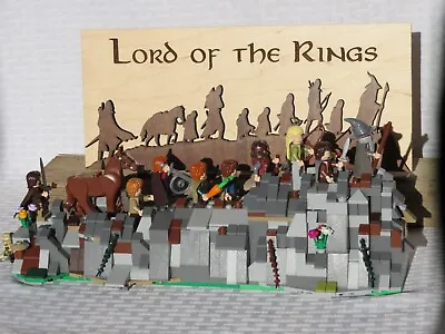 Lego Lord Of The Rings Fellowship Of The Nine On Lego Mt. Trail • $425