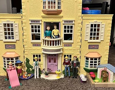 Fisher Price 2005 Mattel Loving Family Grand Mansion Twin Time Dollhouse & Acc.s • $150