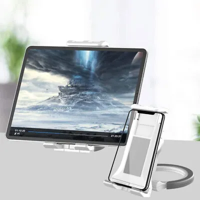 Foldable Adjustable Bed Desk Table Stand Tray Holder Mount For IPad Tablet Phone • £11.99