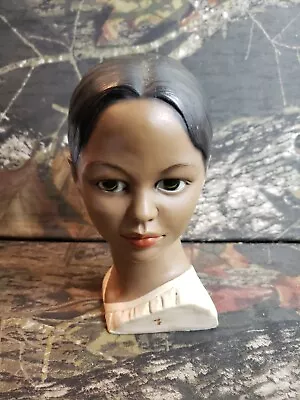Vtg Marwal Ind. Inc? Spanish Woman Head Sculture Art Statue • $45