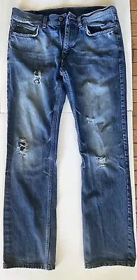 Nice! Marc Anthony Distressed  SLIM  Men’s Jeans Size 34x34 100% Cotton Denim • $26.99