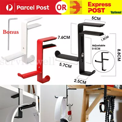 $10.09 • Buy Metal Earphone Headset Desks Display Stand Hanger Holder Headphone Bracket Hook